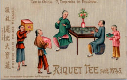 Delcampe - Riquet Tee, China, Chine, Sammelbild Aus Deutschland, Chromo D' Allemagne - Tee & Kaffee