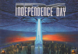 Delcampe - USA New York Independence Day Movie Alien Spaceship Empire Unposted *YAE716 - Werbepostkarten