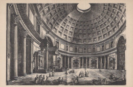 Delcampe - Italia Rome Roma Pantheon Interno Architettura Affrancata Unposted #SAH865 - Pantheon