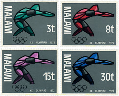 Delcampe - 50412 MNH MALAWI 1972 20 JUEGOS OLIMPICOS VERANO MUNICH 1972 - Malawi (1964-...)