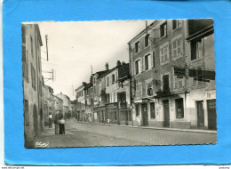 Delcampe - CLUNY--Place Du Commerce--animée -commerces-station Essence"AZUR" A Voyagé En 1952 édition Combier - Cluny