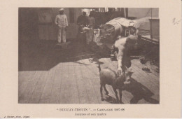 Delcampe - Croiseur école Duguay-Trouin - Campagne 1907-1908 - Scène De Bord Jacques Et Son Maitre - J.Geiser - Krieg