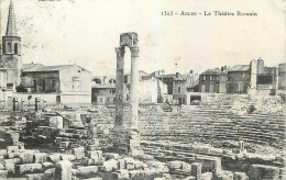 Delcampe - CPA Arles Le Theatre Romain - Alès