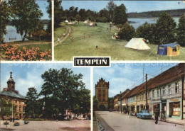Delcampe - Templin Zeltplatz Rathaus Berliner Tor - Templin