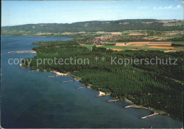 Delcampe - Yvonand Lac De Neuchatel Camping Fliegeraufnahme - Sonstige & Ohne Zuordnung