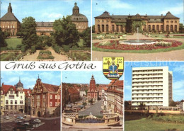 Delcampe - Gotha Thueringen Schloss Friedenstein Orangerie Rathaus Am Markt Hochhaus Leninp - Gotha