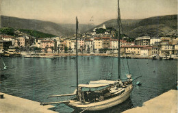 Delcampe - CPA San Remo Riviera Dei Fiori Panorama Bateau - San Remo