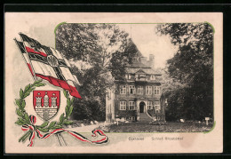 Delcampe - AK Cuxhaven, Schloss Ritzebüttel, Wappen Und Fahnen - Cuxhaven