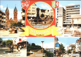 Delcampe - Wesseling Rathaus Fussgaengerzone Sankt Germanus Rheinpromenade - Wesseling