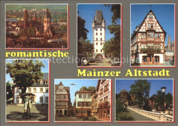 Delcampe - Mainz Rhein Romantische Altstaddt Stephanskirche Dom Holzturm Kirchgarten - Mainz
