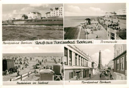 Delcampe - BORKUM Nordseebad Niedersachsen Strand Leuchtturm Promenade - Borkum
