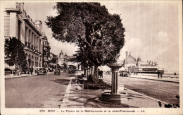 Delcampe - CPA Nice Le Palais De La Mediterranee Et La Jetee Promenade - Monuments, édifices
