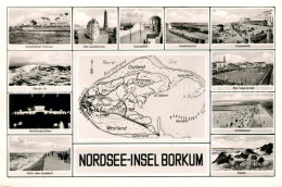 Delcampe - BORKUM Nordseebad Niedersachsen Leuchtturm Springflut Inselbahn Promenade Tennis - Borkum