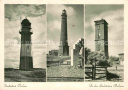 Delcampe - BORKUM Nordseebad Niedersachsen Die Drei Leuchttuerme Der Insel - Borkum