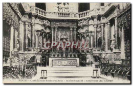 Delcampe - Auch CPA Cathedrale Sainte Marie Maitre Autel Interieur Du Choeur - Auch