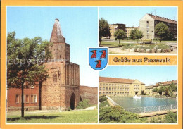 Delcampe - Pasewalk Mecklenburg Vorpommern Muehlentor Platz Der Aufbauhelfer Am Ernst Thael - Pasewalk