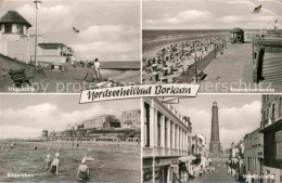 Delcampe - BORKUM Nordseebad Niedersachsen Strandcafe Promenade Badeleben Strandstrasse Leu - Borkum
