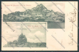 Delcampe - Cuneo Monviso ABRASA Cartolina ZB2226 - Cuneo