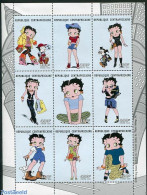 Delcampe - Central Africa 1999 Betty Boop 9v M/s, Mint NH, Art - Comics (except Disney) - Comics