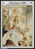 Delcampe - Saint Vincent 1990 Allegory Of Eternity S/s, Mint NH, Religion - Christmas - Art - Paintings - Rubens - Noël