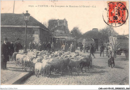 Delcampe - CAR-AAVP9-93-0596 - PANTIN - Un Troupeau De Moutons à L'octroi - Pantin