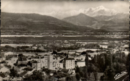 Delcampe - CPA Gex Vue Generale Et Le Mont Blanc - Gex