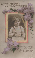 Delcampe - R049968 With Kindest Birthday Thoughts A Boy 1916 - Welt