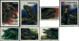 Delcampe - 69697 MNH TANZANIA 1993 REPTILES - Andere & Zonder Classificatie