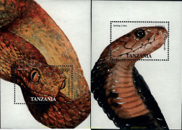Delcampe - 90436 MNH TANZANIA 1995 REPTILES DE AFRICA - Tansania (1964-...)