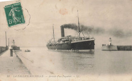 Delcampe - LAPALICE-ROCHELLE - Arrivée D'un Paquebot - Passagiersschepen