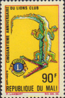Delcampe - 76561 MNH MALI 1967 CENTENARIO DE LIONS INTERNACIONAL - Mali (1959-...)