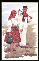 Delcampe - AK Bauern In Slowakischer Tracht - Ohne Zuordnung