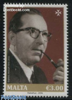 Delcampe - Malta 2016 Dominic Mintoff 1v, Mint NH, History - Politicians - Malta