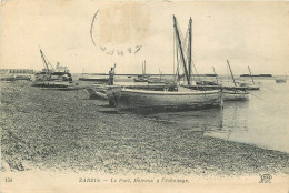 Delcampe - TUNISIE  ZARZIS LE PORT BATEAUX A L'ECHOUAGE - Tunesien