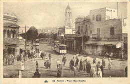 Delcampe - TUNISIE  TUNIS  PLACE BAB SOUÏKA - Tunesien