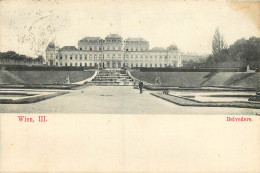 Delcampe - AUSTRIA  VIENNE   WIEN  III  BELVEDERE - Belvedere
