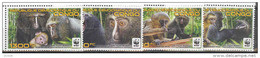 Delcampe - COB 2749/52 Apen-Singes WWF 2012 MNH - Neufs