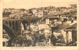 Delcampe - ALGERIE  CONSTANTINE  VUE VERS LE QUARTIER DES TANNEURS ET LE COUDIAT - Konstantinopel
