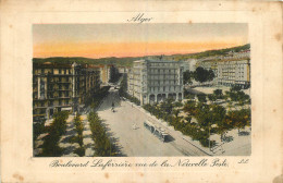 Delcampe - ALGERIE  ALGER  BOULEVARD LAFERRIERE VUE DE LA NOUVELLE POSTE - Algerien