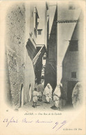 Delcampe - ALGERIE  ALGER  UNE RUE DE LA CASBAH - Algerien