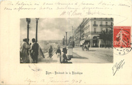 Delcampe - ALGERIE ALGER  BOULEVARD DE LA REPUBLIQUE J. GEISER - Algerien