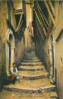 Delcampe - ALGERIE ALGER  UNE RUE DE LA CASBAH - Algerien