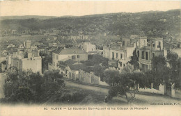 Delcampe - ALGERIE ALGER  LE BOULEVARD BON ACCEUIL ET LES COTEAUX DE MUSTAPHA - Algerien