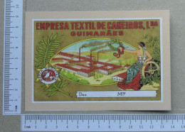 Delcampe - PORTUGAL  - EMPRESA TEXTIL DE CANEIROS - CIVITAS - 2 SCANS  - (Nº63491) - Braga