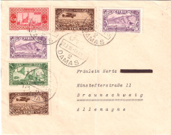 Delcampe - SYRIA 1936 LETTER SENT FROM DAMAS TO BRAUNSCHWEIG - Syrien
