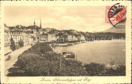 Delcampe - Luzern LU Schweizerhof Quai Mit Rigi - Sonstige & Ohne Zuordnung