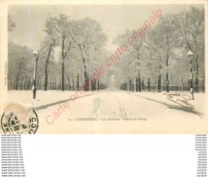 Delcampe - 60.  COMPIEGNE .  Les Avenues . Temps De Neige . - Compiegne