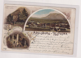 Delcampe - SLOVENIA POSTOJNA   Postcard Damaged Corner - Slowenien