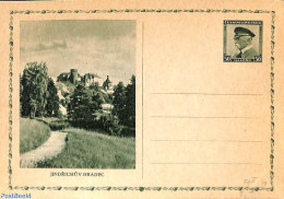 Delcampe - Czechoslovkia 1935 Illustrated Postcard, Unused Postal Stationary - Briefe U. Dokumente