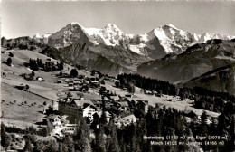 Delcampe - Beatenberg Mit Eiger, Mönch, Jungfrau (5897) - Beatenberg